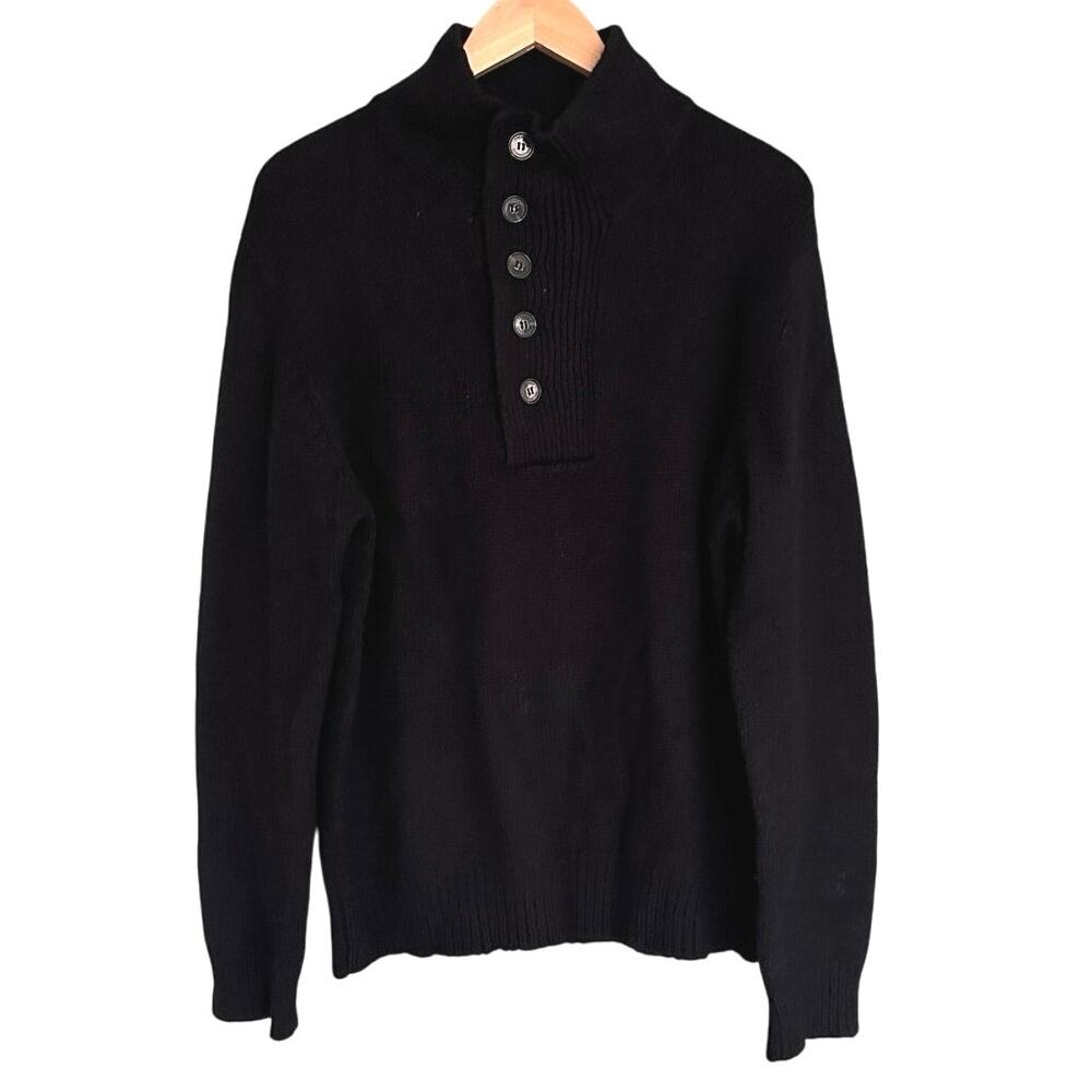 French Connection men's black sweater size large